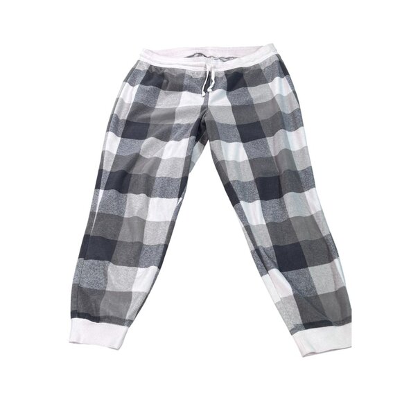 Old Navy Womens Checkered Lounge Pants L Polyester - Picture 1 of 10